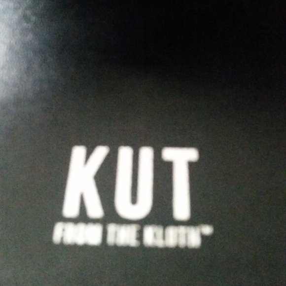 KUT Kut from the kloth black and white striped wallet - Picture 2 of 4